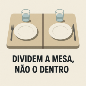 Quando a casa está cheia e o peito, vazio