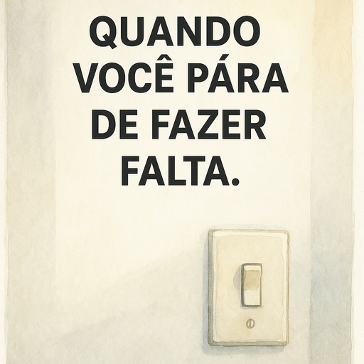 Quando a vida dos outros segue igual com ou sem você