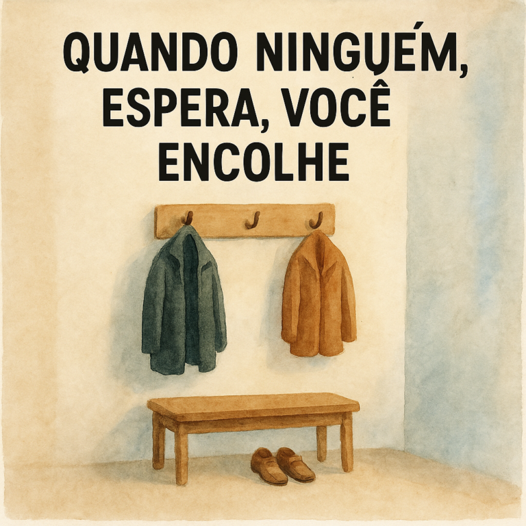 Quando a solidão é não se sentir esperado em canto nenhum