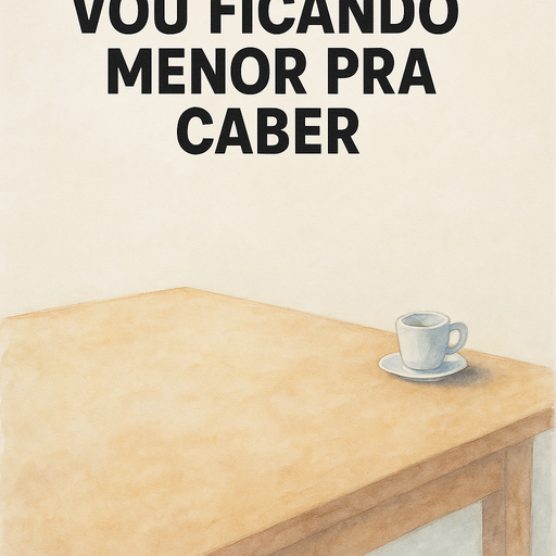 Quando você começa a encolher a própria vida para não atrapalhar ninguém