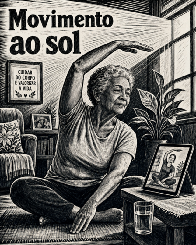 Atividade física online gratuita para idosos