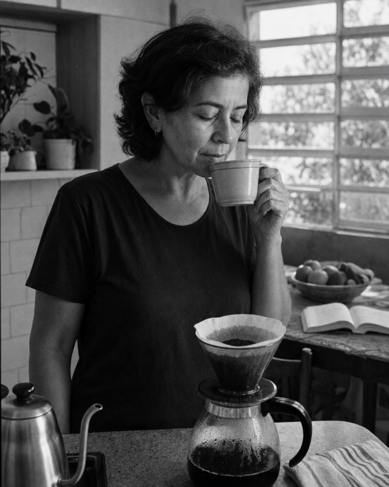 Café da manhã com aroma de longevidade