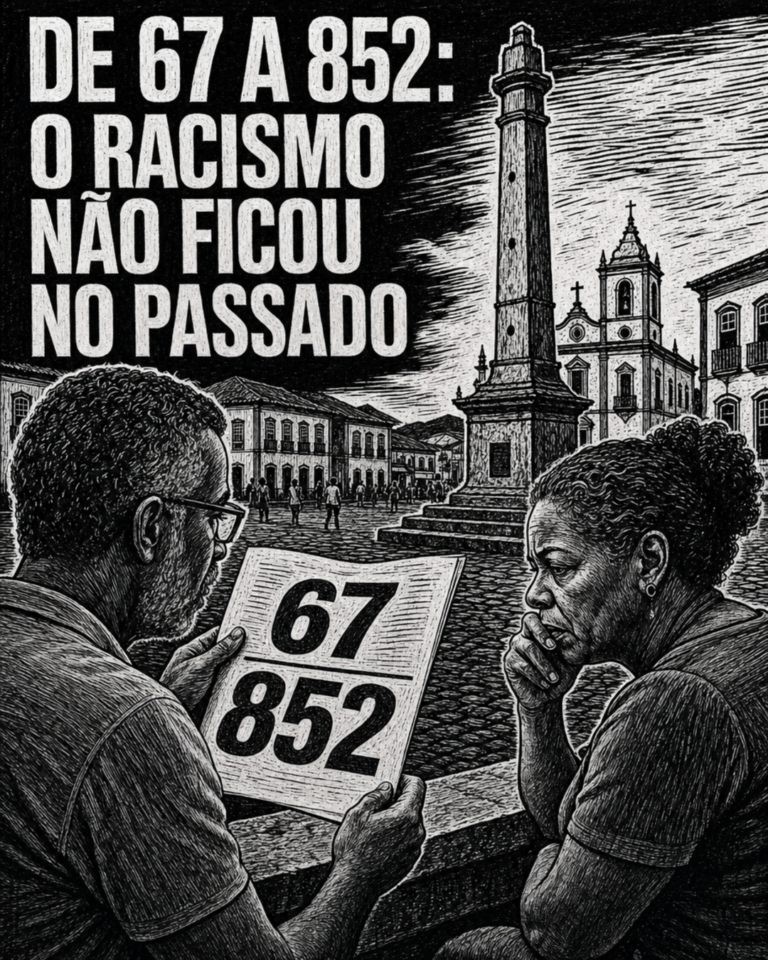 Protesto contra o racismo em Minas Gerais