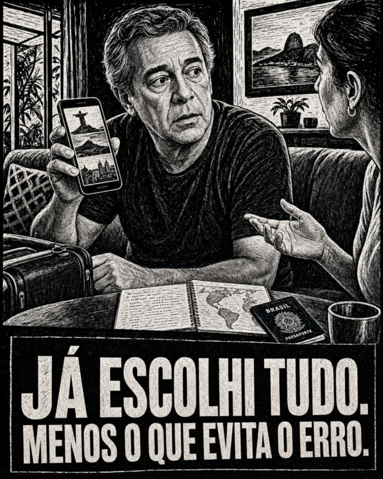 Passaporte esquecido no aeroporto