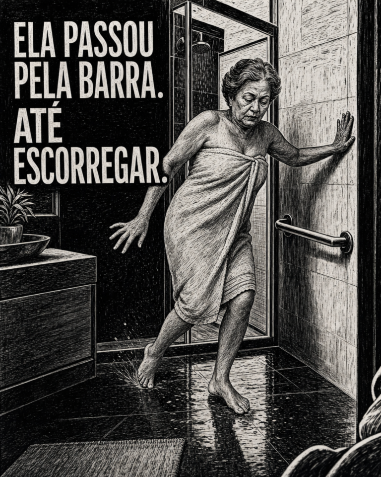 Instalando barra de apoio no banheiro