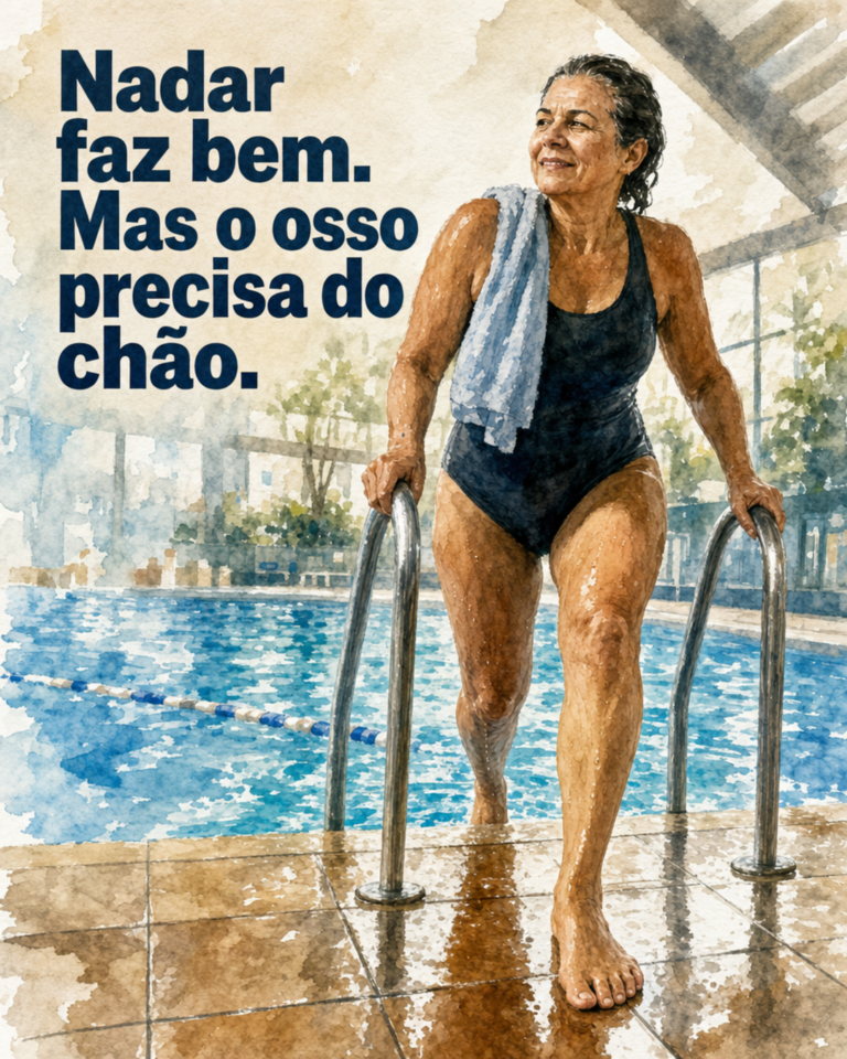 Pessoa praticando treino de força em academia