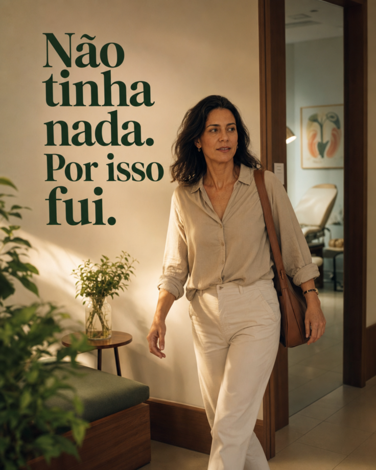 Mulher cuidando da saúde íntima