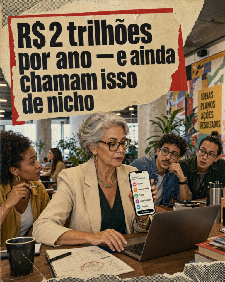 Adulto apresentando plataforma em coworking iluminado