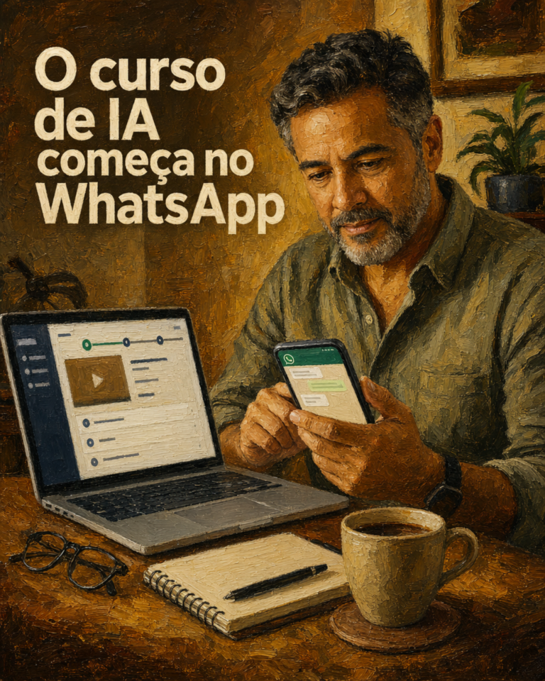 Inscrição no curso gratuito de Marketing Digital e IA