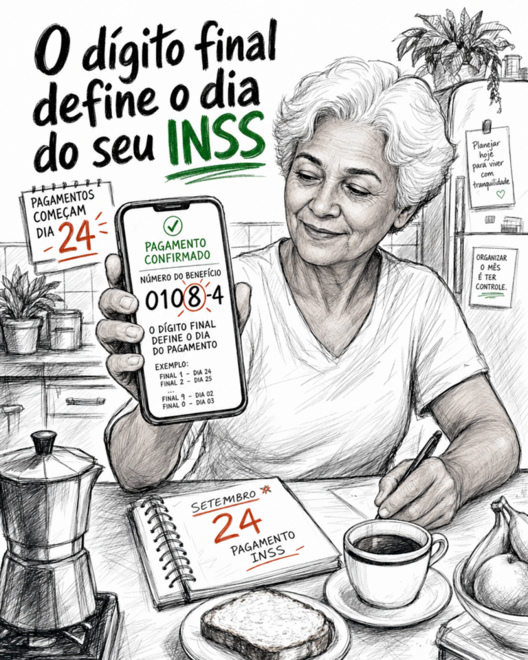 Notificação de pagamento do INSS no celular
